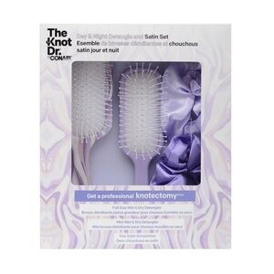 The Knot Dr. Conair Detangle Brush and Scrunchie Set